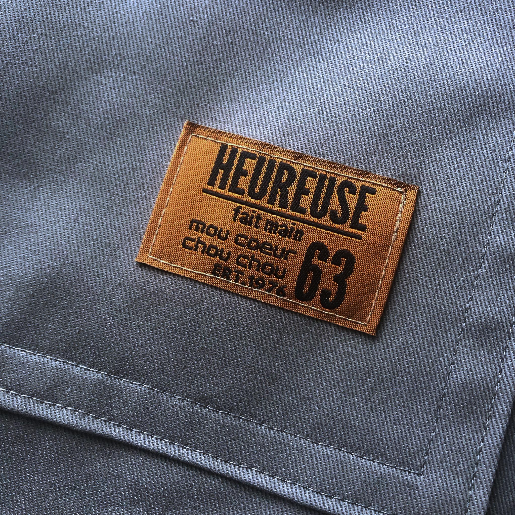 1人で着れる⭐︎ キッズ エプロン 子供 男の子 女の子 子ども エプロン 140 グレー 灰色 着脱簡単 三角巾 | 2枚目