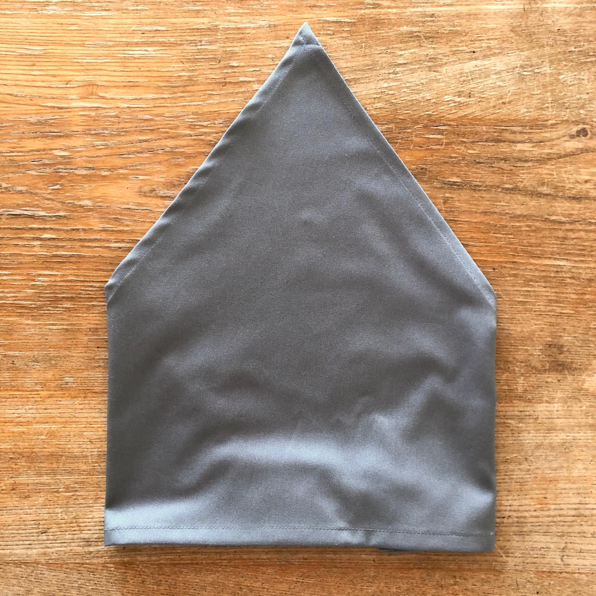 1人で着れる⭐︎ キッズ エプロン 子供 男の子 女の子 子ども エプロン 140 グレー 灰色 着脱簡単 三角巾 | 6枚目