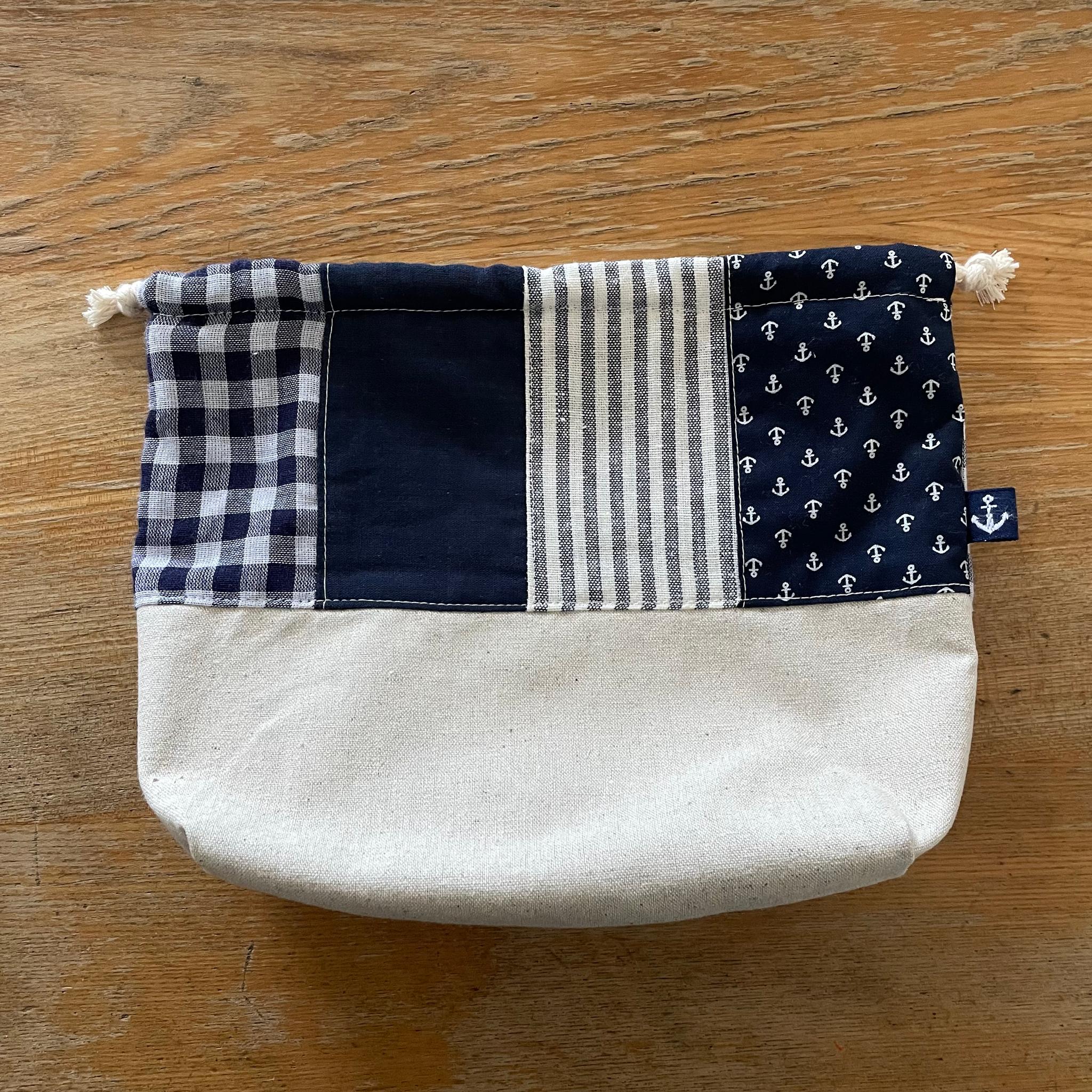 ころんとかわいい お弁当袋 お弁当ケース お弁当入れ ネイビー | 5枚目